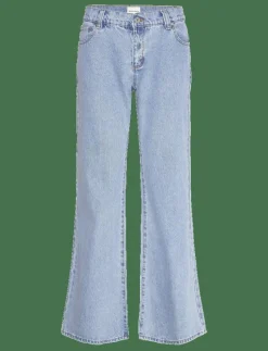 99 LOW BAGGY FLARE GIGI MID BLUE - Utsvängda jeans