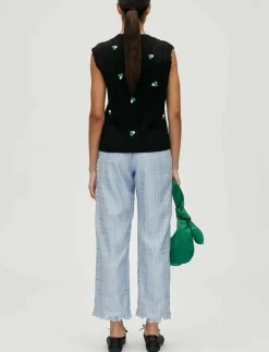 2359 Midweight Wool, Bubble Knit Ve - Stickade västar