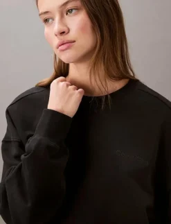 A- LOGO EMB FRENCH TERRY CREWNEC - Sweatshirts