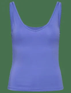 ACE DEEP V NECK TANK TOP - Linnen