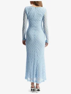 ADONI LACE MIDI DRESS - Midiklänningar