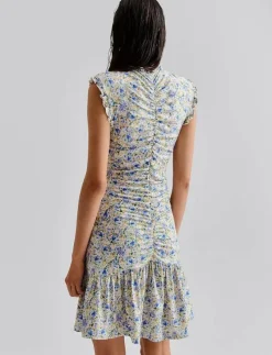 Agnes draped jersey mini dress - Korta klänningar