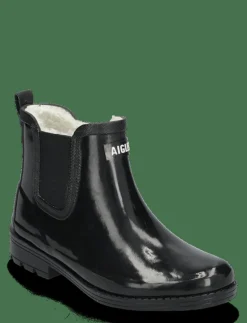 AI CARVILLE FUR 2 NOIR - Regnstövlar