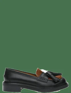 Albaredo Tassel Black/Cannella Calf/Pony - Loafers