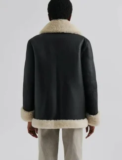 Alisson oversized shearling jacket - Skinnjackor