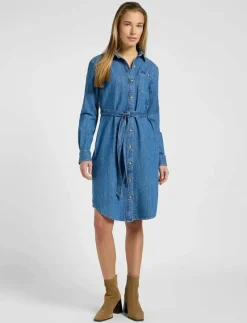 ALL PURPOSE SHIRT DRESS - Midiklänningar