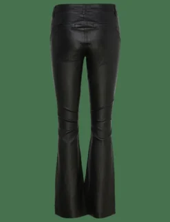 AllisonDEP RW Flare Leather Pants - Utsvängda byxor