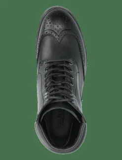 Allyson Perforated Lace-Up Bootie - Kängor