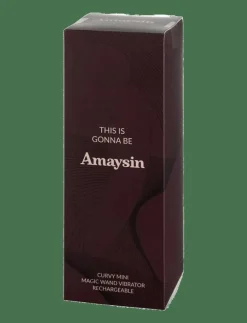 Amaysin Curvy Rechargeable Mini Magic Wand Vibrator - Beauty