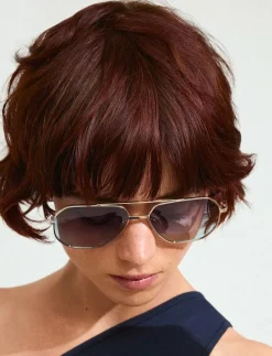 ANA sunglasses grey/gold - D-form