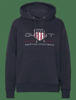 ARCHIVE SHIELD HOODIE - Huvtröjor