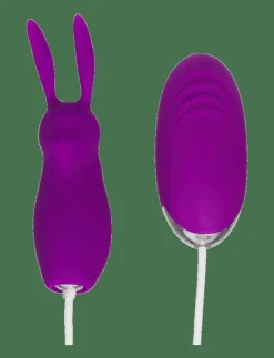 baseks Bunny Tickler and Egg Vibrator with Remote Control - Beauty