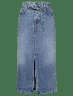 Ben - Blue Soft Denim - Midi kjolar