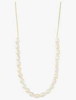 BERTHE pearl necklace gold-plated - Pärlhalsband