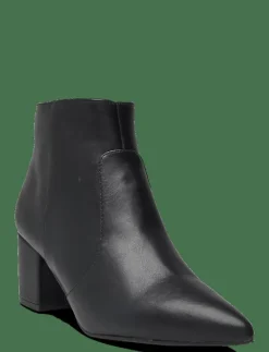 BIADEVIVED Ankle Boot Smooth Faux Leather - Ankelboots med klack
