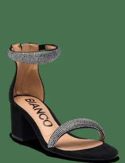 BIALISBON Sandal Rhinestone Faux Suede - Sandaler