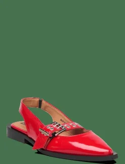 BIAVICTORIA Single Buckle Slingback Leather - Platta slingbacks