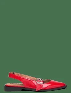 BIAVICTORIA Single Buckle Slingback Leather - Platta slingbacks