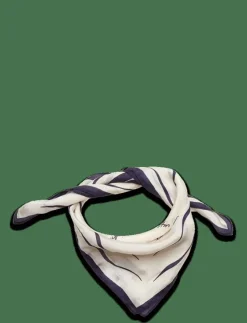 Big wave printed Silk Scarf - Sjalar