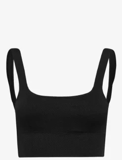 Black Luxe Seamless Bra - Sport BH:ar