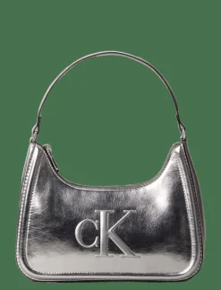 BOLD CK METALLIC SHOULDER BAG - Axelremsväskor