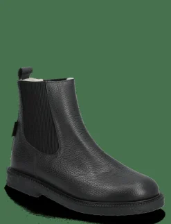 Booties - flat - with elastic - Varmfodrade skor