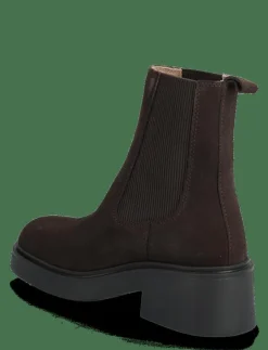 Booties - flat - with elastic - Ankelboots med klack