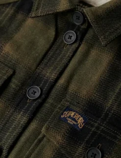 BORG CHECK OVERSHIRT - Tunna jackor