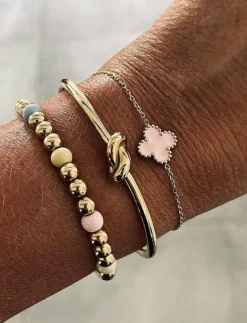 Brea Enamel 6mm Bracelet - Bangles