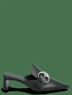 Buckle Kitten Mule - Mules med klack