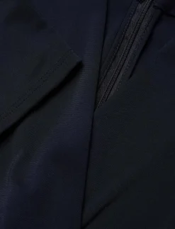 Buckle-Trim Jersey Surplice Jumpsuit - Jumpsuits