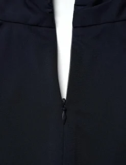 Buckle-Trim Jersey Surplice Jumpsuit - Jumpsuits