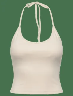 BUTTER SOFT HALTERNECK TOP - Linnen