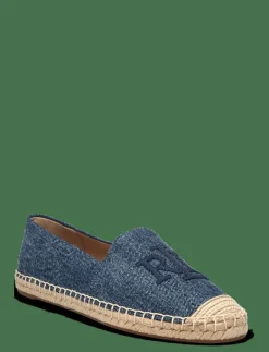 Cameryn Washed Denim Espadrille - Platta espadriller