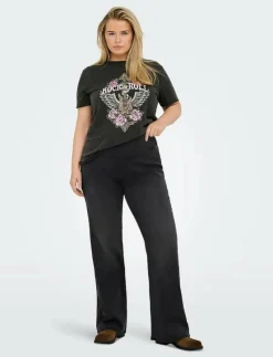 CARROYAL MID WAIST FLARED LEGGING NOOS - Utsvängda byxor