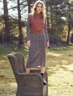 Cecilia Print Blouse - Långärmade blusar