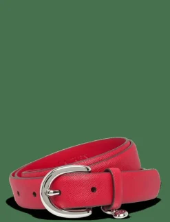 Charm Crosshatch Leather Belt - Skärp