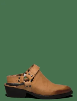 Chatty W Leather Sho - Platta mules