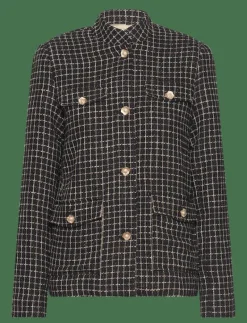 Checked bouclé jacket - Bouclés