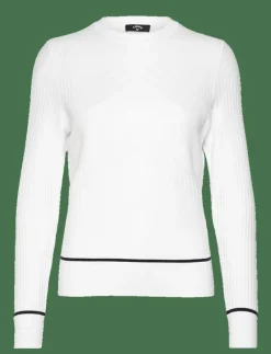 Chev Sweater with Tipping - Sweatshirts