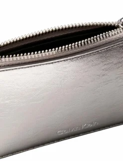 CK METALLIC 6CC ZIP CARDCASE - Korthållare