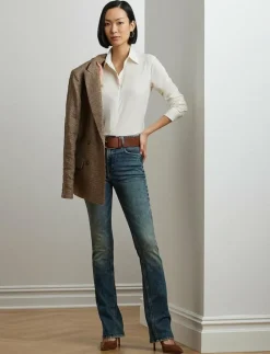 Classic Fit Crepe Shirt - Långärmade