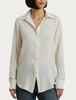Classic Fit Crepe Shirt - Långärmade