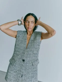 CMRUBI-WAISTCOAT - Stickade västar