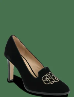 Corah Embroidered-Logo Velvet Pump - Klassiska pumps