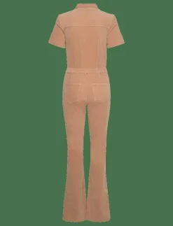 Corduroy jumpsuit with zip - Jumpsuits