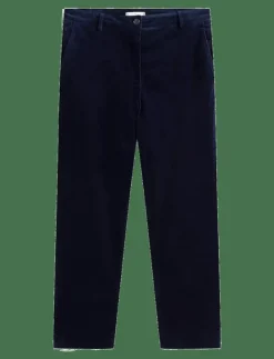 CORDUROY SLIM STRAIGHT PANT - Raka byxor