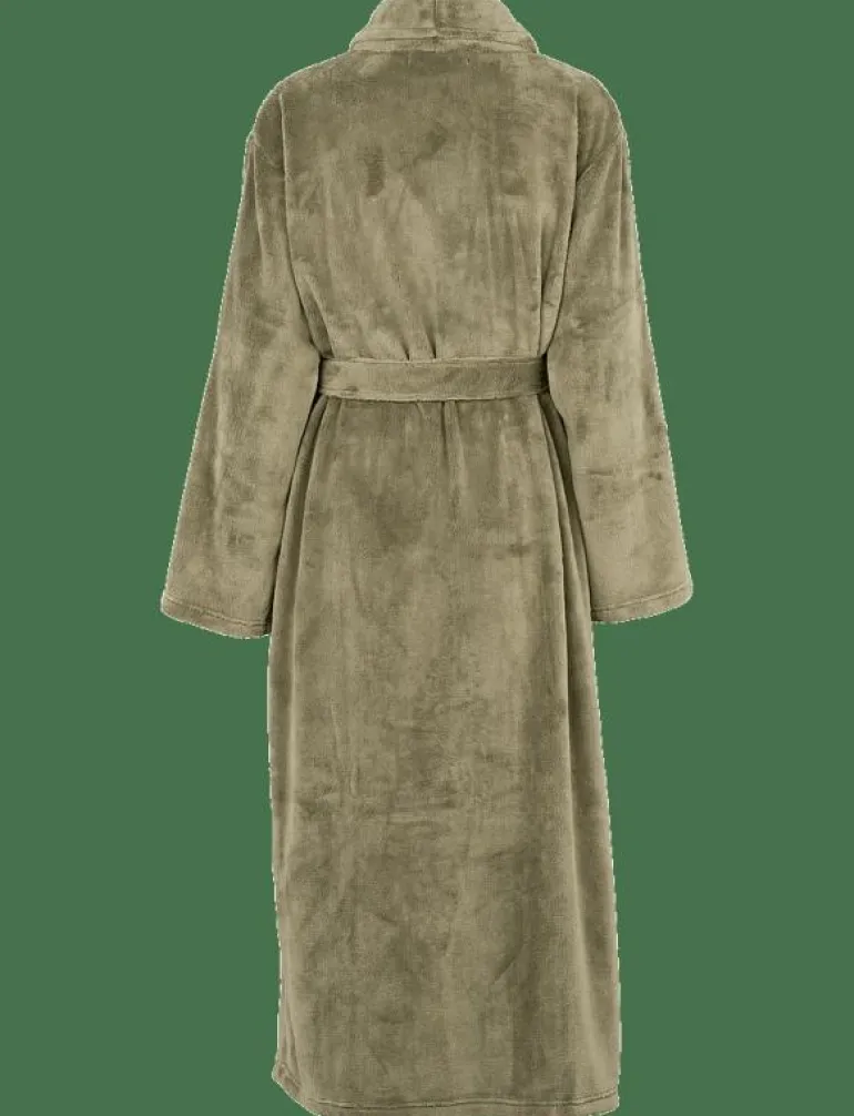 Cornflocker fleece robe long - Morgonrock