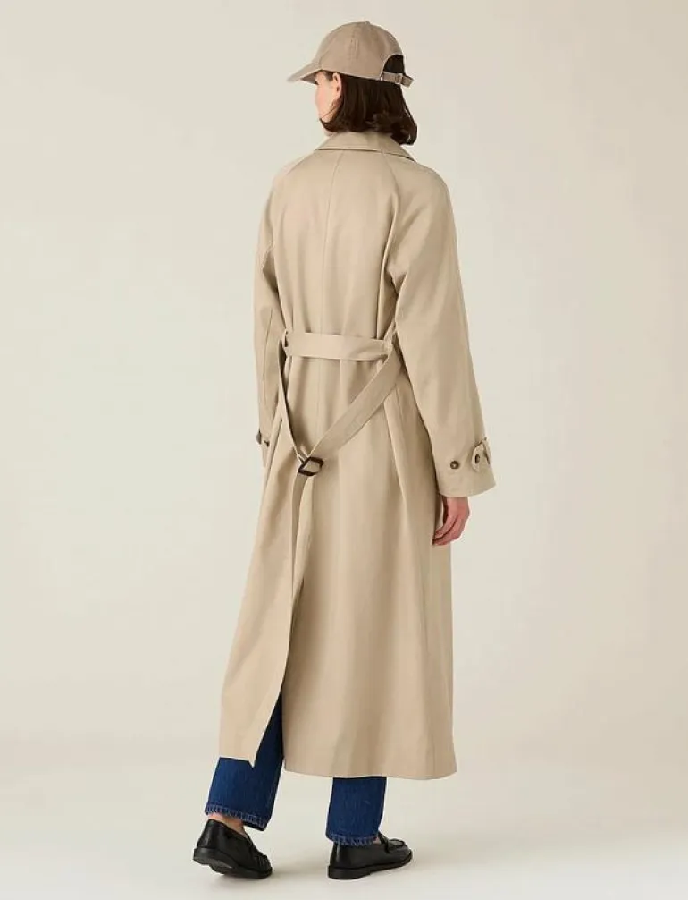 Cotton Blend Overcoat - Trenchcoats