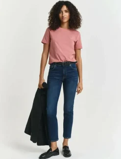 CROPPED SLIM STRETCH JEANS - Slim jeans